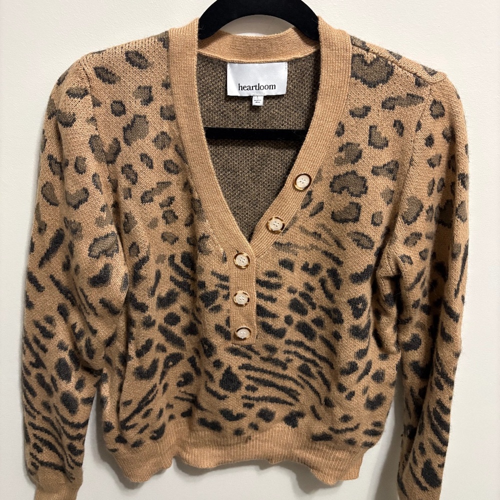 Heartloom Leopard Sweater